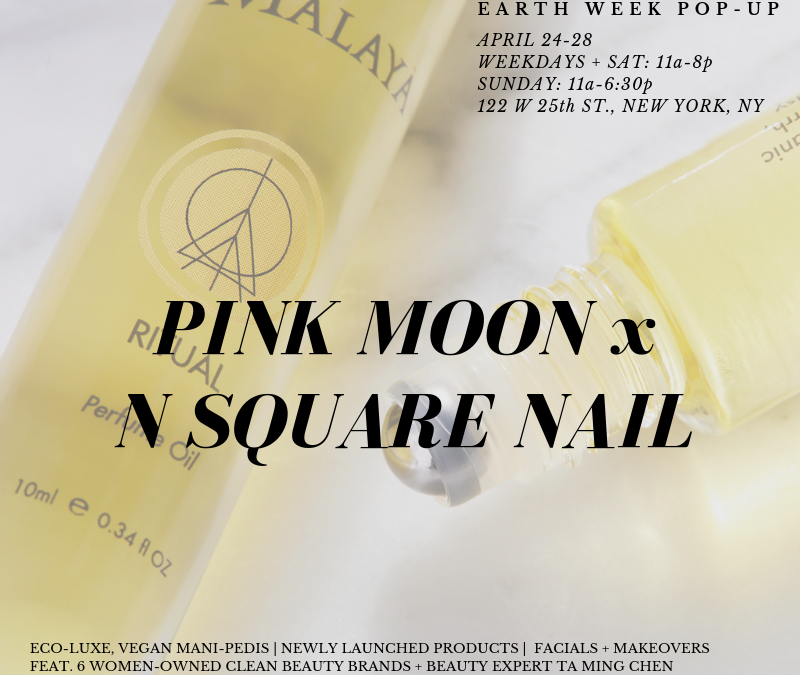 pink moon x n square pop-up